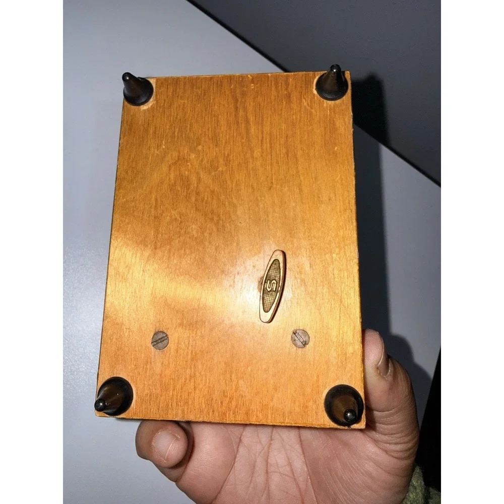 Intarsitalia Made Italy Wood Floral Flowers Inlay Jewelry Trinket Box Keepsake E